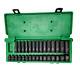 Sk Tools 4053 30 Pc. 1/2 Drive 6 Point Metric Std & Deep Impact Socket Set