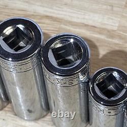 SK Tools Metric Deep Socket Set 3/8 Drive 6 Point 10mm to 19mm S-K Tools USA