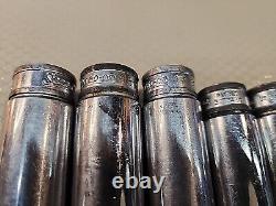 SNAP ON 10 Piece Metric 12 Point Deep Socket SFM/SFSM 3/8 Drive 19mm-9mm