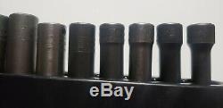 SNAP ON 14 pc 3/8 Drive 6-Point Metric Flank Drive Deep Impact Socket Set