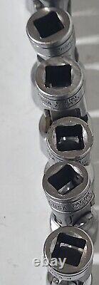 SNAP-ON FSU FS 3/8 Drive 6 Point SAE Swivel Sockets Deep Shallow USA Tools