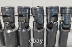 SNAP-ON FSU FS 3/8 Drive 6 Point SAE Swivel Sockets Deep Shallow USA Tools