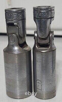 SNAP-ON FSU FS 3/8 Drive 6 Point SAE Swivel Sockets Deep Shallow USA Tools