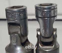 SNAP-ON FSU FS 3/8 Drive 6 Point SAE Swivel Sockets Deep Shallow USA Tools