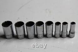 SNAP-ON TOOLS 1/4 Drive 12-Point Metric Flank Drive Semi-Deep Socket SET