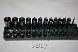 SNAP-ON TOOLS 24 pc 1/4 Drive 6-Point Metric Flank Drive ShallowithDeep Socket