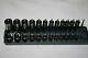 Snap-on Tools 24 Pc 1/4 Drive 6-point Metric Flank Drive Shallowithdeep Socket