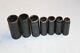 Snap-on Tools 3/8 Drive 6-point Sae Deep Impact Socket Set 7pcs Usa