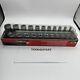 Snap On Tools New 22pc 3/8 Drive Sae 6 Point Shallow Deep Socket Set 222sffs Fhv