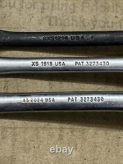 SNAP ON XO XS XSO 8Pc 12Point SAE Flank Drive 60°Deep Offset Box Wrench Spanner