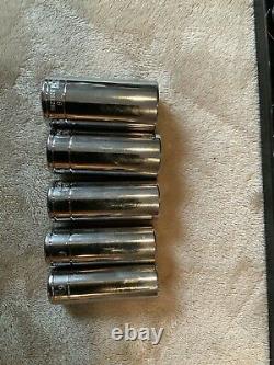 Silver Eagle 3/8 Drive Deep And Shallow Socket Set, With Tray. 6 Point
