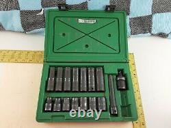 Sk 1/2 Drive Impact Socket Set 16 Pc 6 Point Standard And Deep 4050