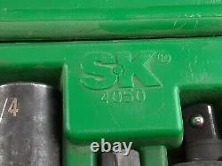 Sk 1/2 Drive Impact Socket Set 16 Pc 6 Point Standard And Deep 4050