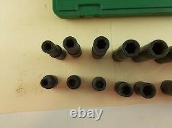 Sk 1/2 Drive Impact Socket Set 16 Pc 6 Point Standard And Deep 4050