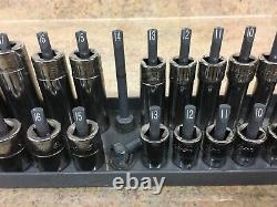 Snap 3/8 Drive Metric 6 Point Shallow & Deep Sockets USA