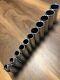 Snap On 1/2 Drive 12 Point Deep Socket Set Of 11 S361 S341 S321 S301 S281 S221