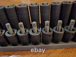 Snap On 1/2 drive deep impact socket set 3/8-1-9/16 complete set metric