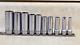 Snap-on 10 Pc 3/8 Drive Sae 6 Point Deep Socket Set Sfs Pre-owned Free Shippi