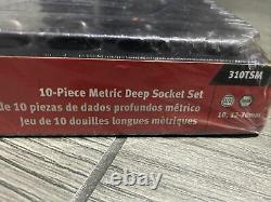 Snap On, 10pc Metric Deep Socket Set, 1/2 Drive, 6 Point