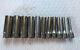 Snap-on 11 Piece 1/4 Drive Deep Well Stmm Metric Socket Set 4mm-14mm 6 Point