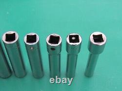 Snap On 110stmy 10 Pc 1/4 Drive 6 Point Sae Deep Socket 3/16 9/16 Underline