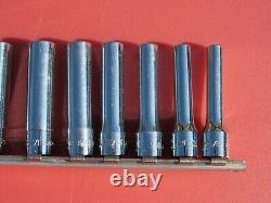 Snap On 110stmy 10 Pc 1/4 Drive 6 Point Sae Deep Socket 3/16' To 916 New Logo