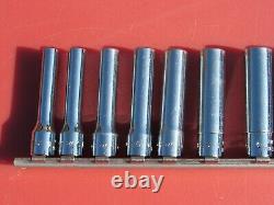 Snap On 110stmy 10 Pc 1/4 Drive 6 Point Sae Deep Socket 3/16' To 916 New Logo