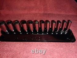 Snap On 112STMMY 1/4 Drive 6 Point Metric Deep 12piece Socket Set New