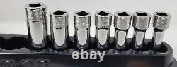 Snap On 12 Piece Metric 3/8 Drive 6 Point 8-19MM Drive Deep Socket Set -A