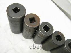 Snap-On 12 pc Deep Well 3/8 drive Metric Impact Sockets 8-24mm 6-Point