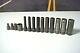 Snap-on 14 Pc 1/4 Drive 12-point Deep Shallow Oxide Socket Set 3/16 9/16 N4