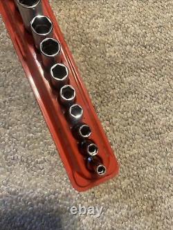 Snap-On 14 pc 3/8 Drive 6-Point SAE Flank Drive Xtra Deep Socket Set (1/8-1)