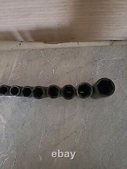 Snap On 14pc. 3/8 Drive Metric Deep Impact Socket Set 6 Point