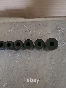 Snap On 14pc. 3/8 Drive Metric Deep Impact Socket Set 6 Point