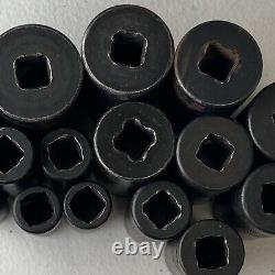 Snap On 16 Piece Socket Set 3/8 Drive 6 Point Deep Well Part #SIFM