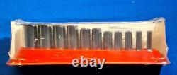 Snap-On 211SFSY 11 pc 3/8 Drive 6-Point SAE Flank Drive Deep Socket Set NEW