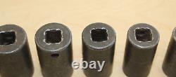 Snap On 212IMFMSYA 11pc 3/8 Drive 6 Point Semi Deep Impact Socket Set Pre-Own