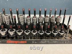 Snap On 23 Piece 3/8 Drive 6-Point Metric Deep & Shallow Socket Set 8mm-19mm