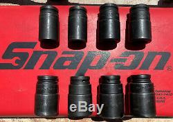Snap On 3/4 Drive 6-Point Flank Drive Deep Impact Socket Set 1-1/16 To 1-1/2