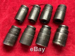 Snap On 3/4 Drive 6-Point Flank Drive Deep Impact Socket Set 1-1/16 To 1-1/2