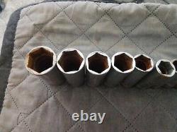 Snap On 3/8 Drive SAE Deep Socket Set SFS081 SFS281 Set of 11 Sockets 6 Point