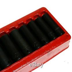 Snap-On 313SIMA 13 pc 1/2 Drive 6-Point SAE Flank Drive Deep Impact Socket Set