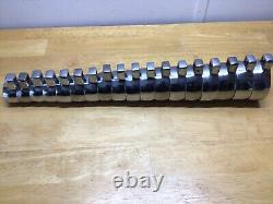 Snap On 315AN 15 pc 1/2 Drive 12-Point SAE Deep Flare Nut Crowfoot Set + 3 More