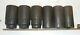 Snap On 6 Pc 1/2 Drive 6-point Sae Deep Impact Socket Set 1-1/8 To 1-7/16