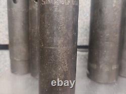 Snap-On 8 Pc 1/2 Drive 6 Point Deep Impact Sockets Flank Drive 5/8 to 1-1/8