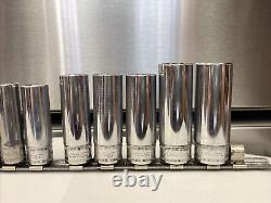 Snap-On A-267 3/8 Drive 12-Pieces 12-Point SAE Deep Socket Set USA