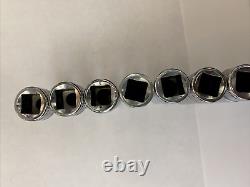 Snap-On A-267 3/8 Drive 12-Pieces 12-Point SAE Deep Socket Set USA