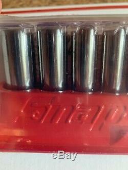 Snap On Deep 6 Point 1/4 Drive Socket Set. Sealed Magnetic Storage Set