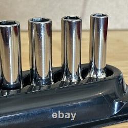 Snap On Metric Deep Socket Set 3/8 Drive 6 Point With Magnetic Tray 212SFSMY