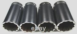 Snap On S401, S421, S441, S461 SAE Deep Socket 1/2 Drive 12-Point